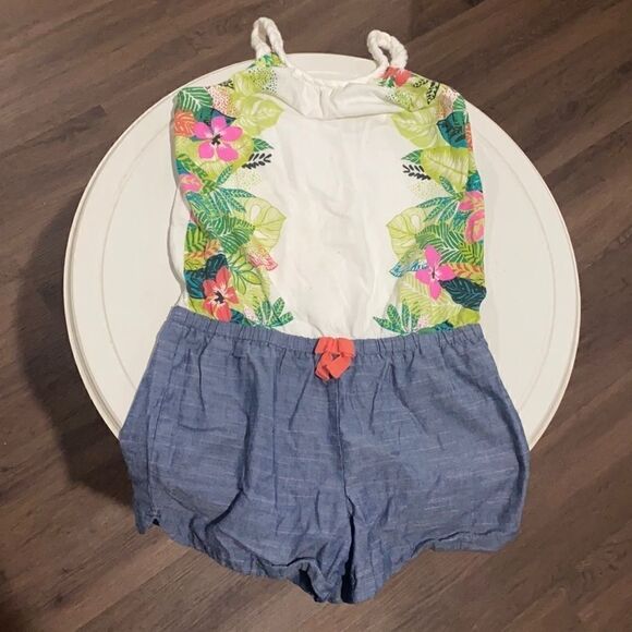 Cherokee. Girls shorts jumpsuit. Girls 5. - Picture 1 of 4